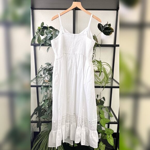 Torrid Delicate White Button Dress - Size 1X - Picture 6 of 7